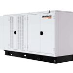 http://Generac%20Protector%20Series%20130kW%20commercial%20backup%20generator%20in%20a%20white%20weather-resistant%20enclosure,%20designed%20for%20large-scale%20industrial%20and%20business%20standby%20power