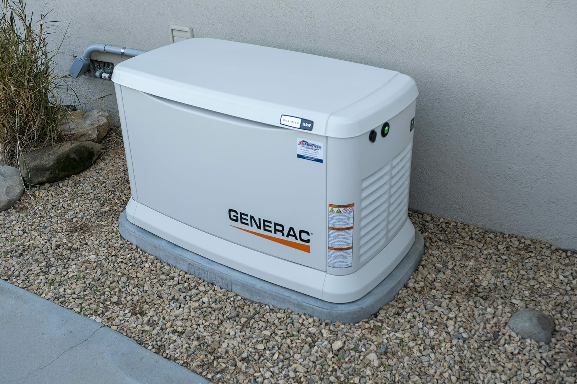 Modern Generac generator los angeles california