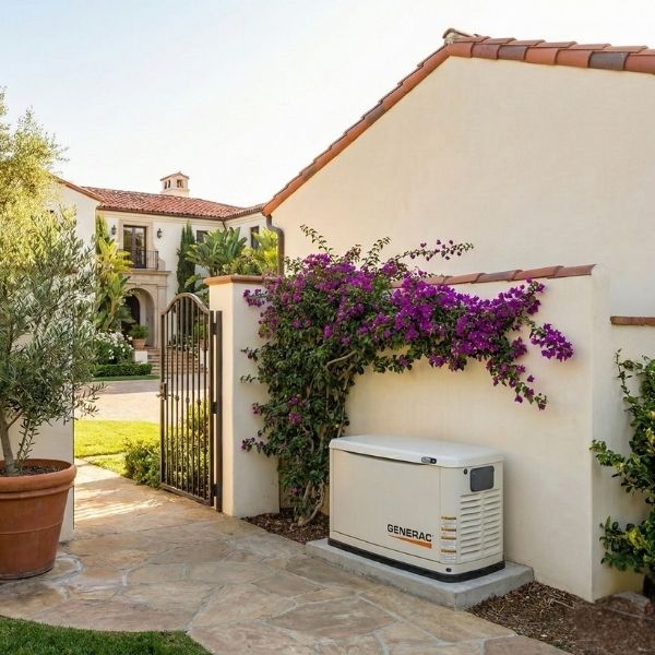 generator outside home