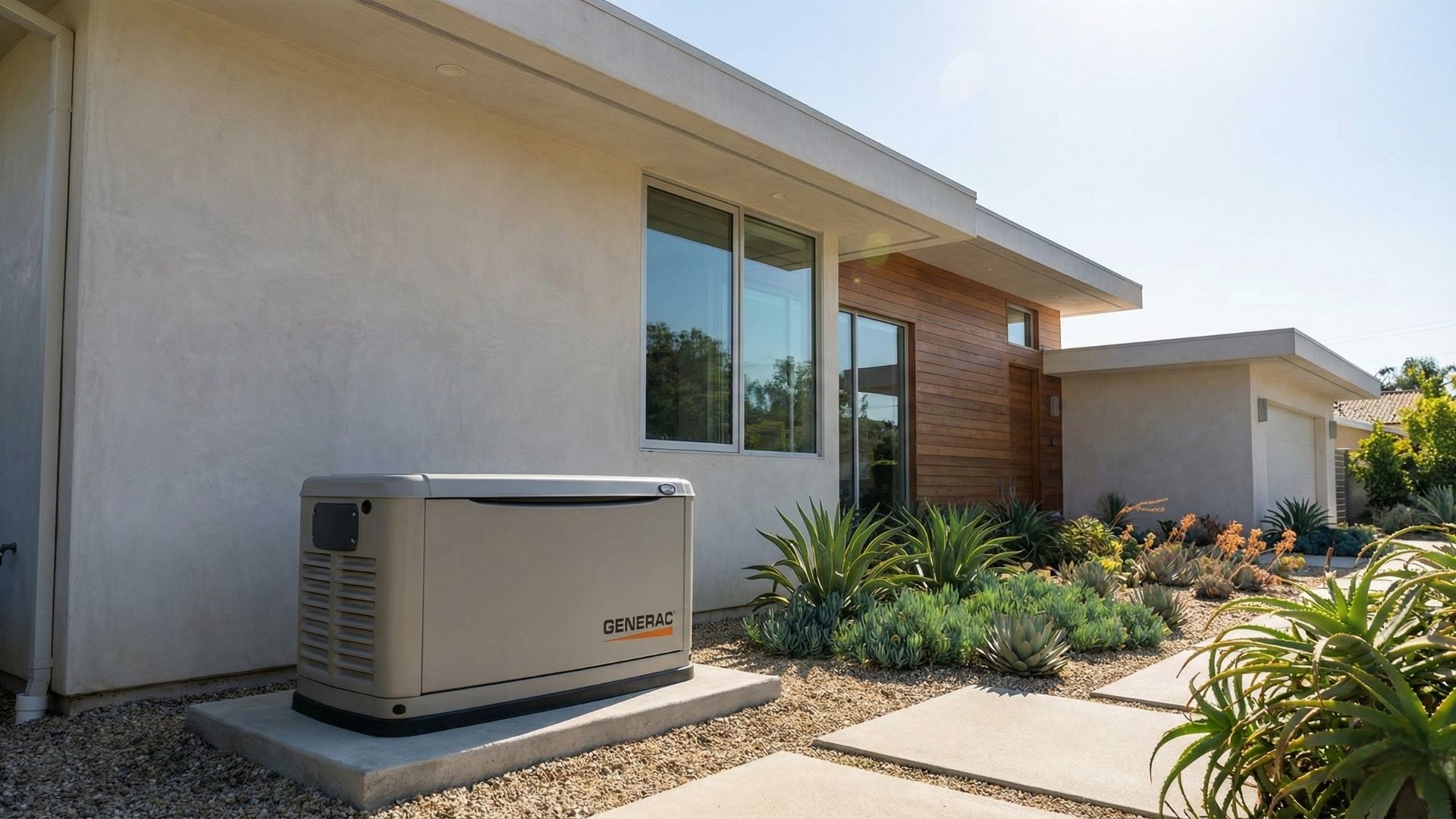 generator outside home