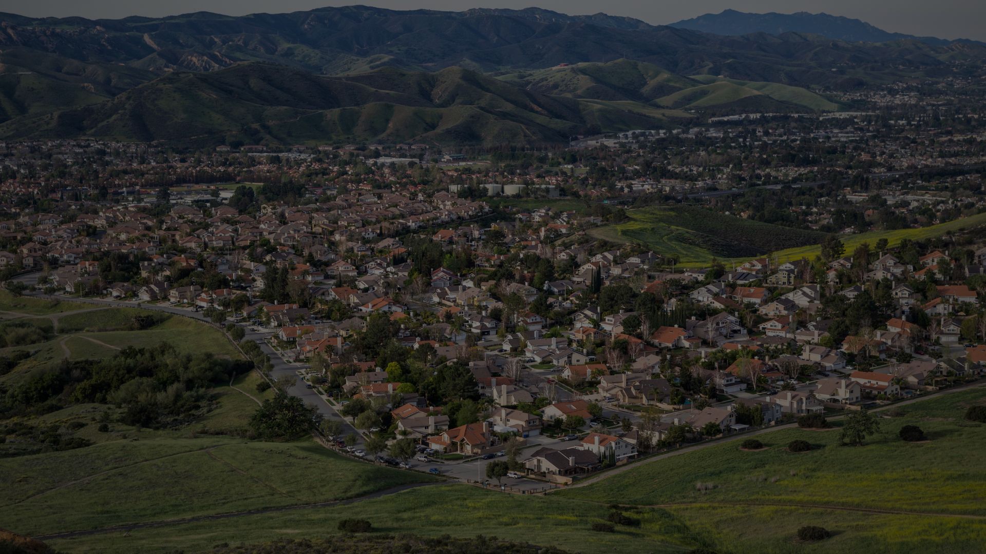 aerial view of Ventura County